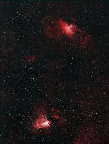 M16&M17(わし、オメガ星雲)AOO合成