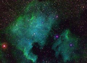 NGC7000&IC5067(北アメリカ&ペリカン星雲)SAO合成